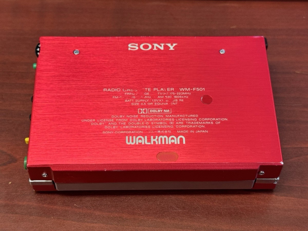 Vintage Sony WM-F501 Walkman Cassette Player Working Japan | eBay