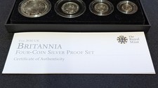 2010 Queen Elizabeth II Proof Silver Britannia Boxed & CoA