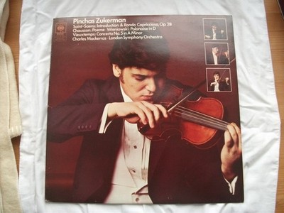 Pinchas Zukerman plays Chausson, Saint-Saens, Wieniawski, Vieuxtemps - LP