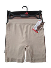 SKINNY GIRL Seamless Slip Shorts Size Small Smoothers  Shapers Set of 3 NEW