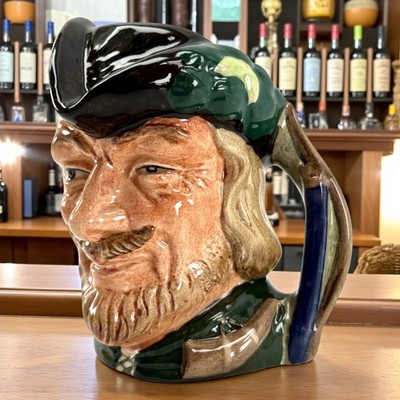 Royal Doulton ''Robin Hood'' Character Jug D6534   Small, 4'' (Mint Condition)