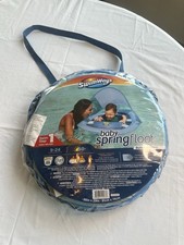 SwimWays Baby Spring Float w/ Sun Canopy 9-24 Mnths Swim Step 1 First Splash NIP
