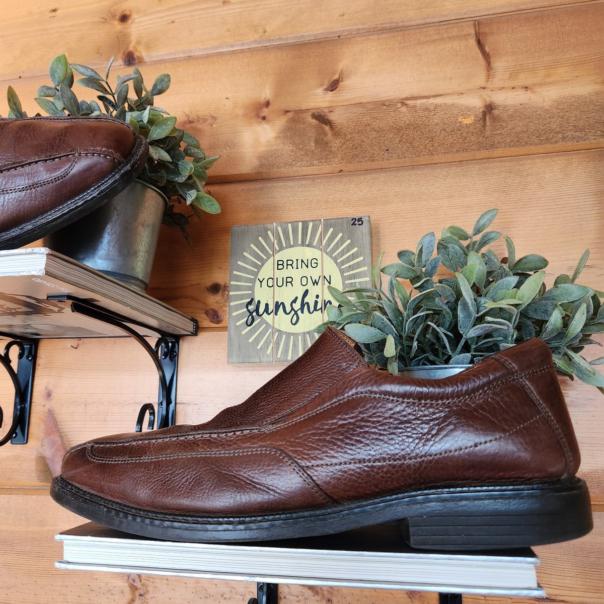 Florsheim 18536 Bike Toe Casual Dress Loafer Brown Shoe Leather Sheepskin Sz 13M Florsheim 18536 Bike Toe Casual Dress Loafer Brown Shoe  main image 3