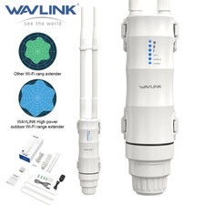 WAVLINK AC600 Outdoor Access Point Extender Router WiFi Repeater for Garden Cam