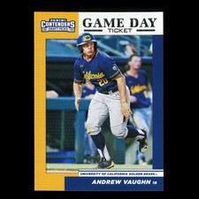 Andrew Vaughn 2019 Contenders Draft Picks Game Day Ticket CA Gold. Bears