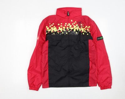 George Men's Red Windbreaker XXS Manchester 2002 Lightweight
