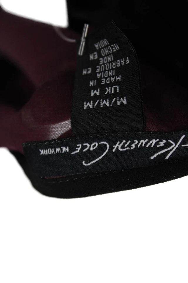 Женская майка Kenneth Cole New York без рукавов с геометрическим узором черная размер M - Изображение 4 из 4