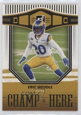 2022 Panini Donruss Champ is Here Eric Weddle #CIH-11 01i1
