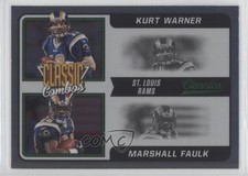 2021 Panini Classics Classic Combos Marshall Faulk Kurt Warner #CC-KM HOF 0oq6