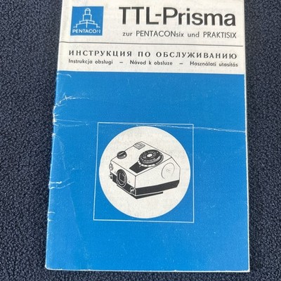 Pentacon SIX 6x6 - TTL-Prisma - Russian /Dutch Version