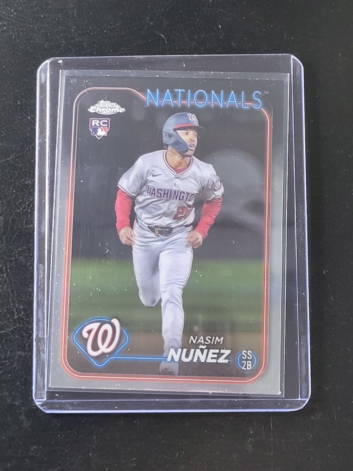 2024 Topps Chrome Update #USC173 Nasim Nunez RC Washington Nationals
