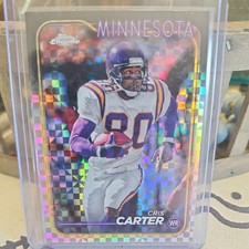 2024 Topps Chrome Xfractors Cris Carter Vikings Legend HOF non Auto 