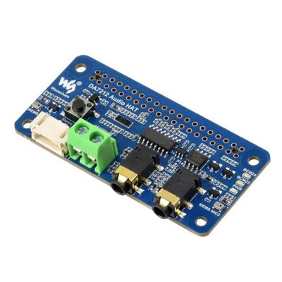 DA7212 I2S Audio Board For Raspberry Pi, Stereo Encoding/Decoding, Waveshare 342