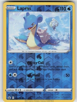 PO-01 Reverse Holo Lapras 029/198 Common SWSH06: Chilling Reign