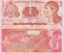 Honduras 1 Lempira 2014 P 96 UNC