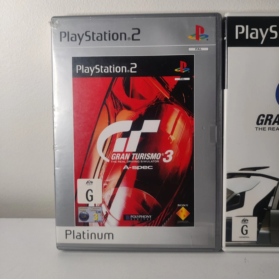 Gran Turismo 3 & 4 Sony PlayStation 2 PS2 Video Game PAL Complete w Manual VGC - Image 2 of 4