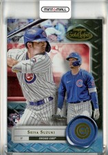 2022 Topps Gold Label Chicago Cubs Seiya Suzuki Class 1 Base Black