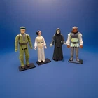 Vintage Kenner Star Wars Lot of 4 Figures LFL 1980s Leia Emperor Nikto Rebel
