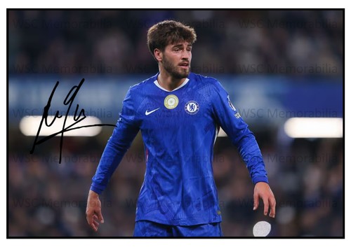 11231. Marc Guiu Signed Pictures (A4 Prints) Chelsea Barcelona Sunderland