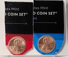 1776 - 2026 P & D Lincoln Cent Penny Set - Cut From Mint Sets