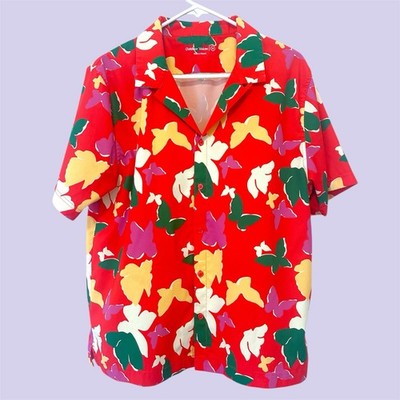 Outdoor Voices Solar Cool Tourist Shirt Butterfly Print Unisex Men s Women s M