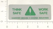 Gardner Denver Cooper Industries Work Safety Advertising Refrigerator Magnet