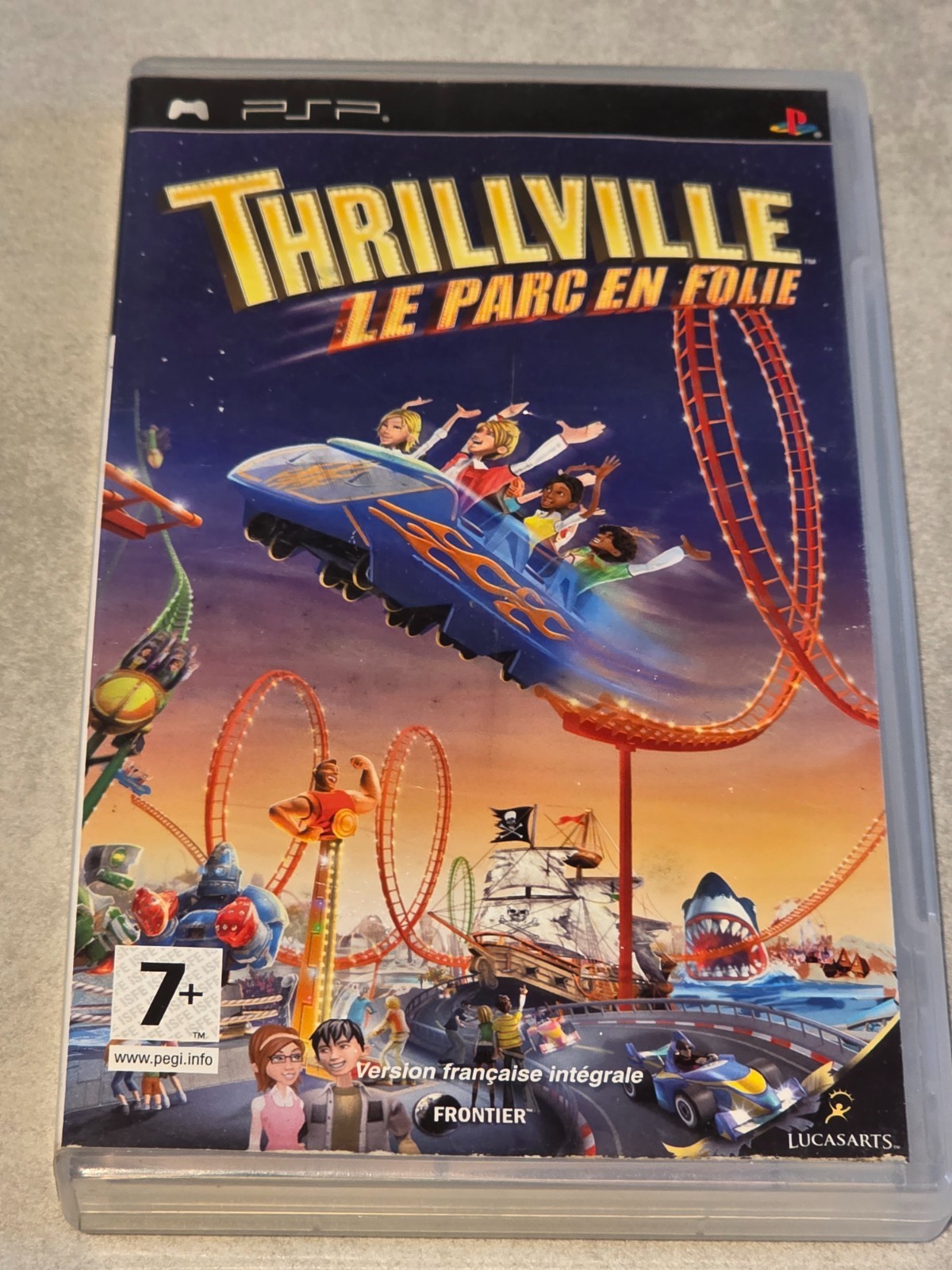 THRILLVILLE LE PARC EN FOLIE PSP PLAYSTATION PORTABLE