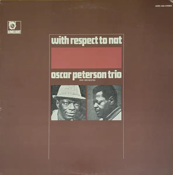LP The Oscar Peterson Trio With Respect To Nat OBI JAPAN NEAR MINT Limeligh