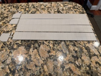 Walthers Cornerstone HO Scale  Concrete Curbs & Sidewalks