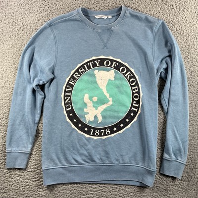 UNIVERSITY OF OKOBOJI CAMP DAVID SWEATSHIRT ADULT SMALL CREW NECK PULLOVER
