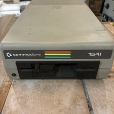 Vintage Commodore 64 1541 Floppy Disk Drive Powers On - Untested  Please Read