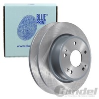 2X Blue Print Bremsscheiben 281,6Mm Voll Hinten Passend FÜR Honda HR-V