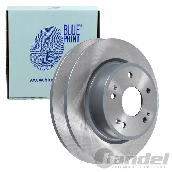 2X Blue Print Bremsscheiben 281,6Mm Voll Hinten Passend FÜR Honda HR-V-image