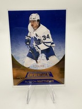 2021-22 Upper Deck Credentials Indigo /249 Auston Matthews #5 Maple Leafs