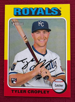 JOHN'S DEALS - US - 2024 TOPPS HERITAGE #630 - TYLER CROPLEY, ROYALS - ROOKIE