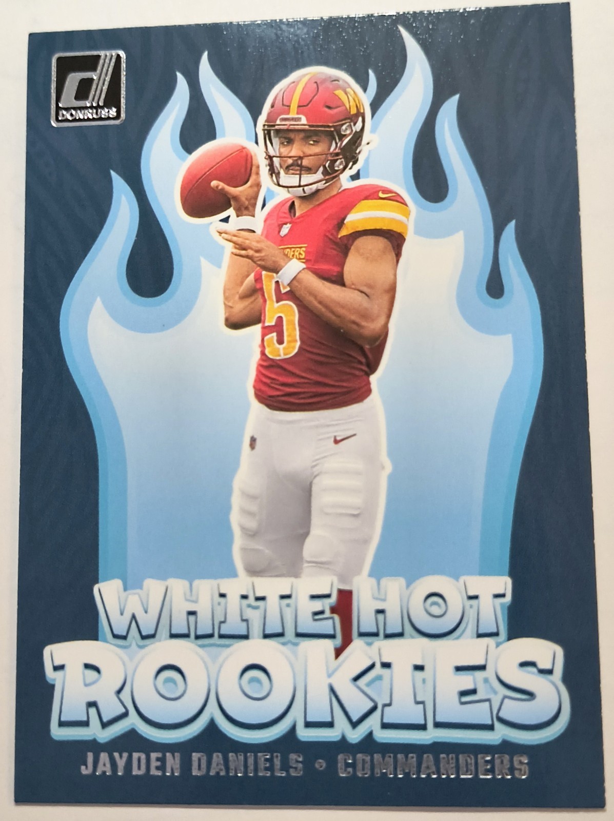 2024 Panini Donruss Jayden Daniels WH8 White Hot Rookies