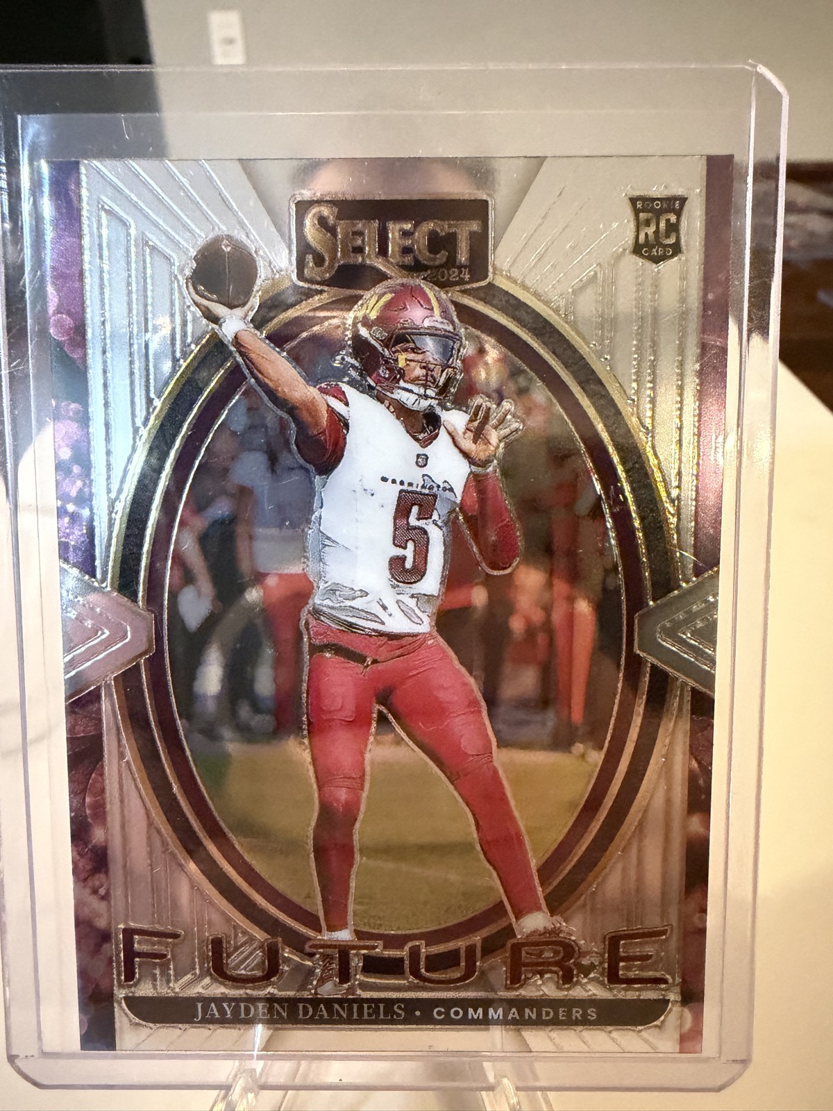 2024 Panini Select - Select Future Jayden Daniels #4 Silver Prizm (RC)