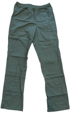 Cherokee Workwear Scrub Pants Women  s Small S Olive Green Cargo Pockets
