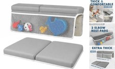 Baby Bath Kneeler and Elbow Rest Pad Set - Non-Slip Quick Dry Bath Kneeling