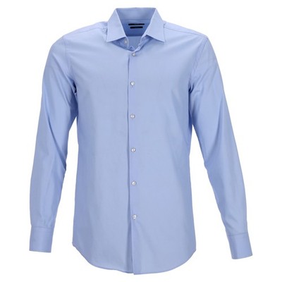 Boss Hugo Boss slim fit shirt in light blue cotton male light blue 40