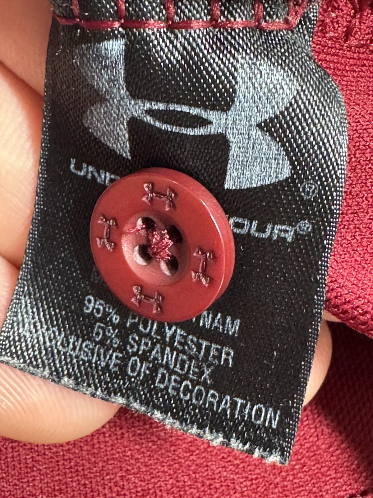 South Carolina Gamecocks Polo Shirt Mens XL Red Under Armour Golf Football thumbnail 5