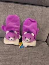 Care Bear Purple Gloves NWT Japan
