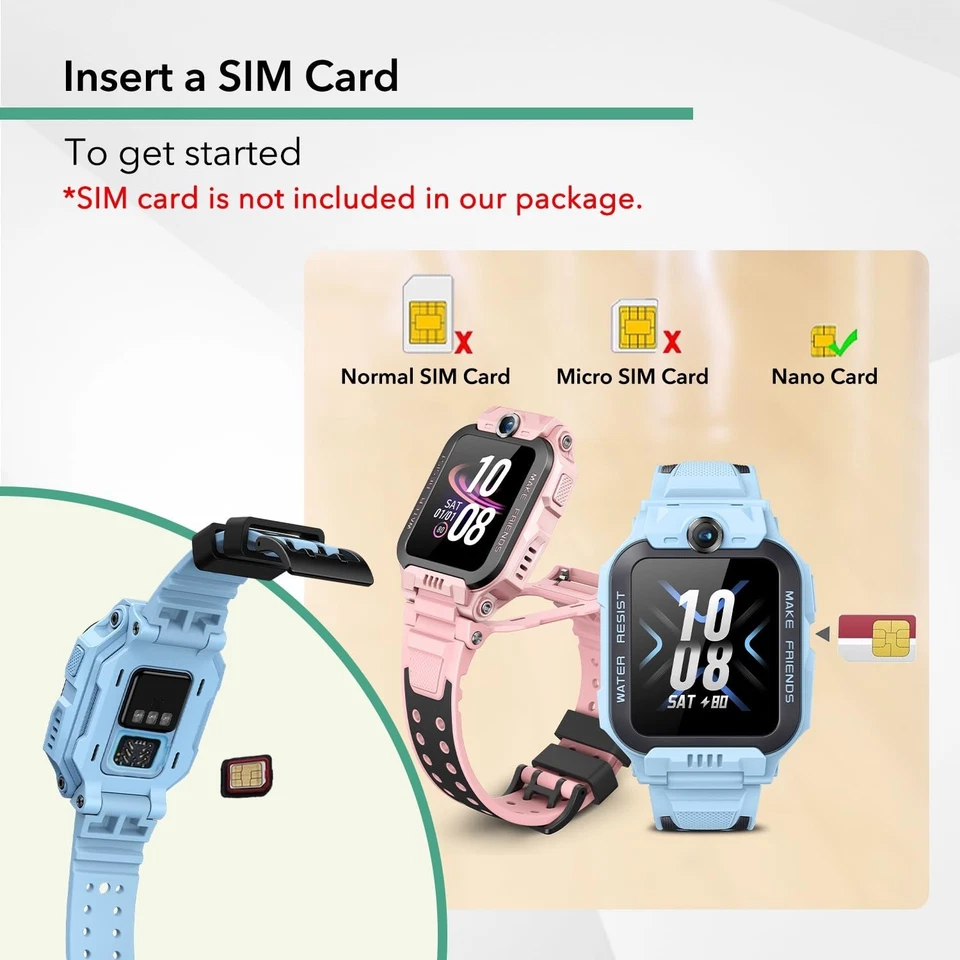 imoo Z7 Smartwatch Kinder, 4G Kinder Smartwatch Mit GPS Tracker und Telefon - Bild 3 von 4