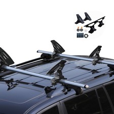 135lb Kayak Saddle Aluminum Rustless Kayak Roof Rack With 1.5 Width Tie Dow...