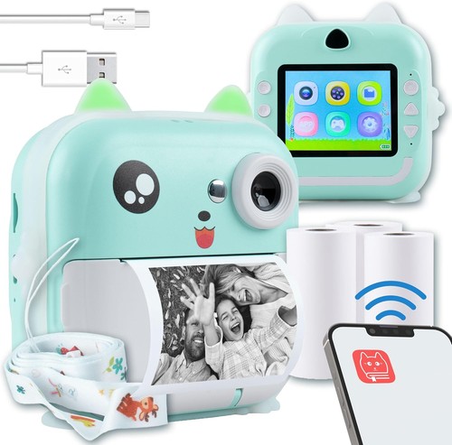 Kinderkamera Sofortbildkamera Digitalkamera Kinder Sofortdruck Kamera Spielzeug - Bild 19 von 22