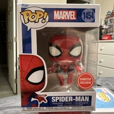 Spider-Man 1454 GameStop Exclusive Funko POP! Marvel Comics FREE PROTECTOR
