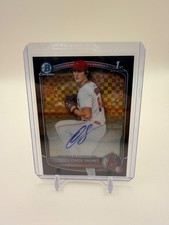2025 Bowman Chrome 1st Chase Shores Auto (AU) Black Geo /10 Angels