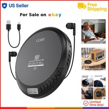 Portable CD Player with FM Radio 60-Second Anti-Skip Protection Compact Walkman