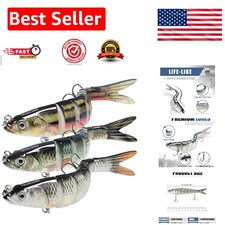 Magic Noisy 5.4in Jointed Swimbaits - Enhance Your Fishing with 3D Realism