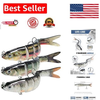 Magic Noisy 5.4in Jointed Swimbaits - Enhance Your Fishing with 3D Realism